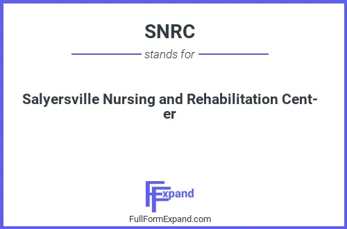 Full form of SNRC
