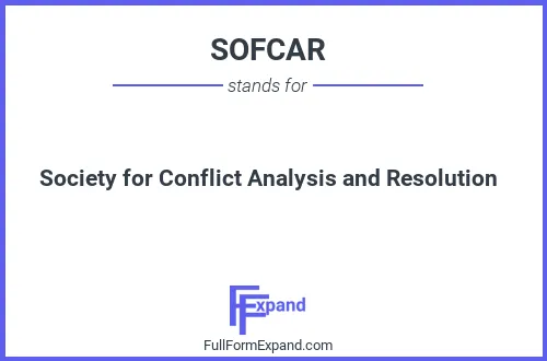 Full form of SOFCAR