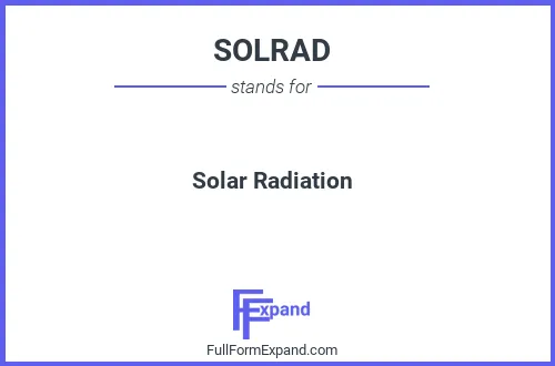 Full form of SOLRAD