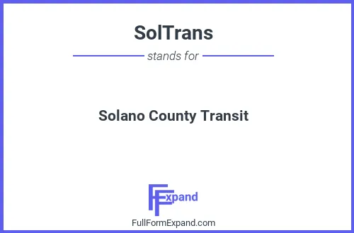 Full form of SolTrans