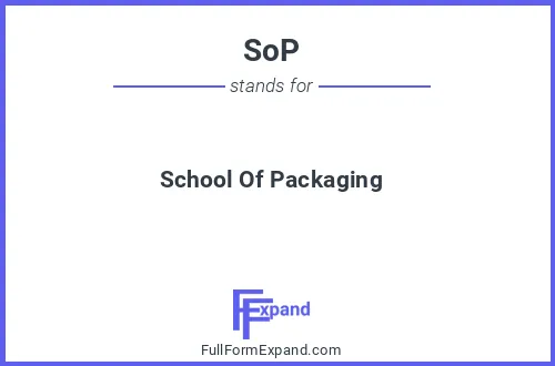Full form of SoP