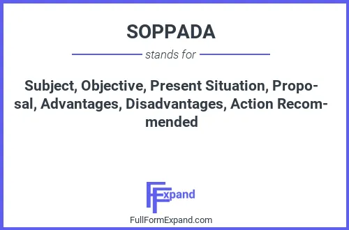Full form of SOPPADA