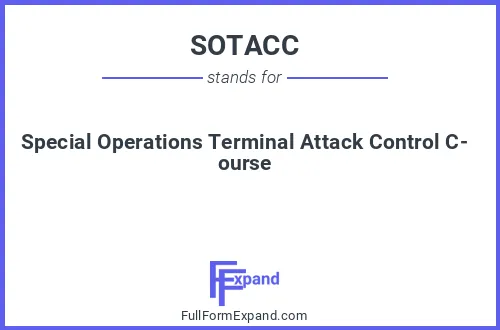Full form of SOTACC