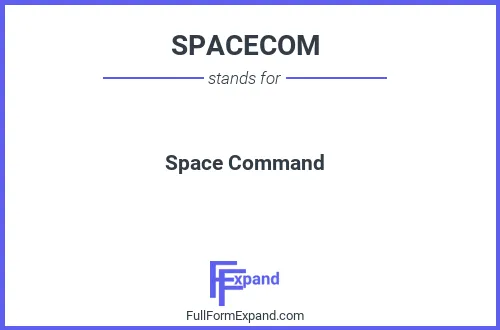 Full form of SPACECOM