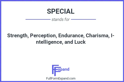 Full form of SPECIAL