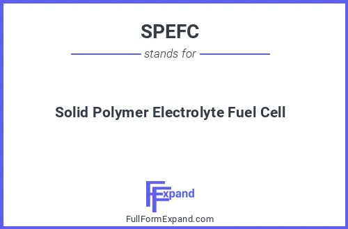 Full form of SPEFC
