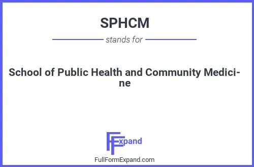 Full form of SPHCM