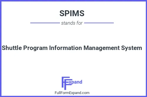 Full form of SPIMS