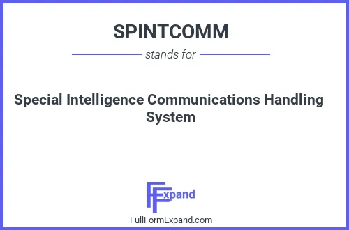 Full form of SPINTCOMM