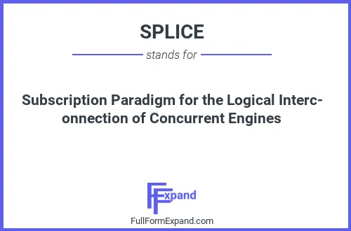 Full form of SPLICE