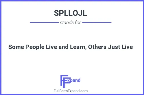 Full form of SPLLOJL