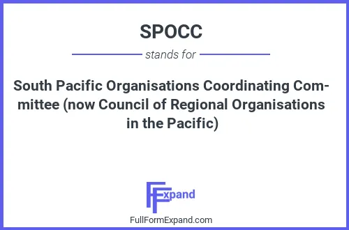 Full form of SPOCC