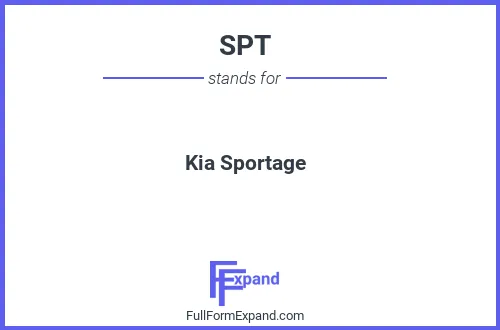 Full form of SPT