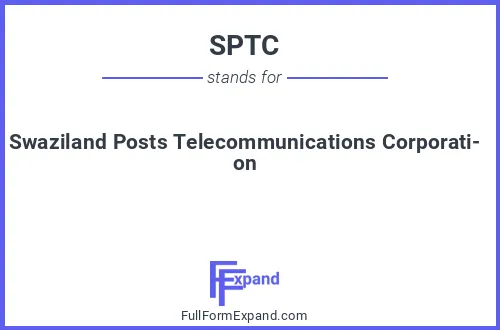 Full form of SPTC
