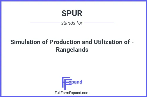 Full form of SPUR