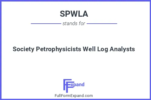 Full form of SPWLA