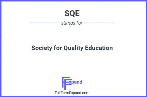 Full form of SQE