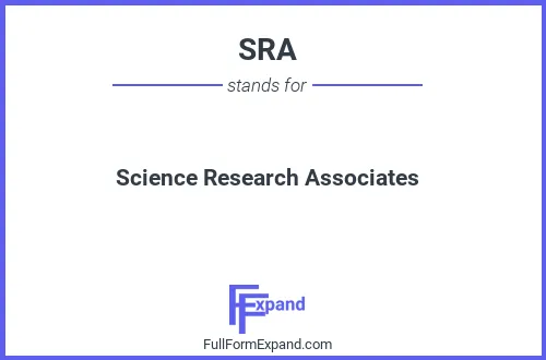 Full form of SRA
