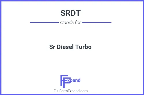 Full form of SRDT