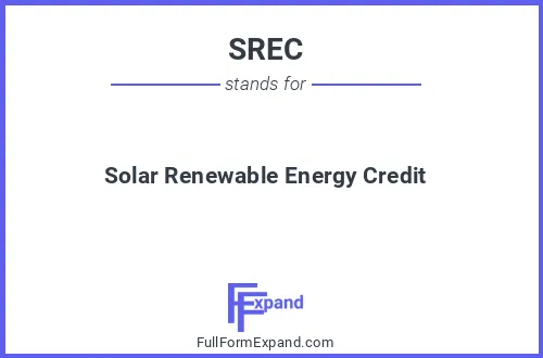 Full form of SREC