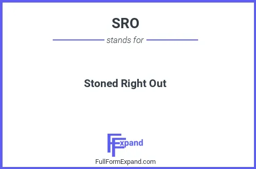 Full form of SRO