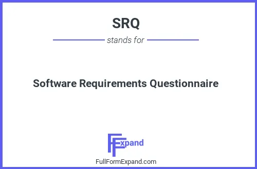 Full form of SRQ
