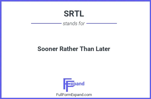 Full form of SRTL