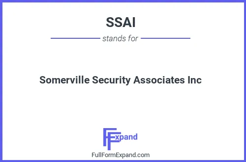 Full form of SSAI
