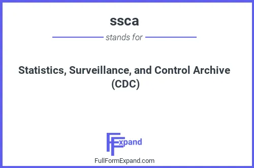 Full form of ssca