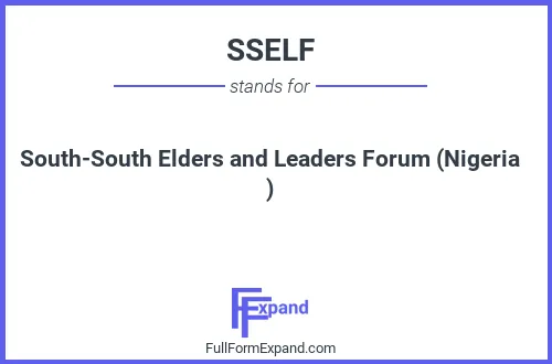 Full form of SSELF