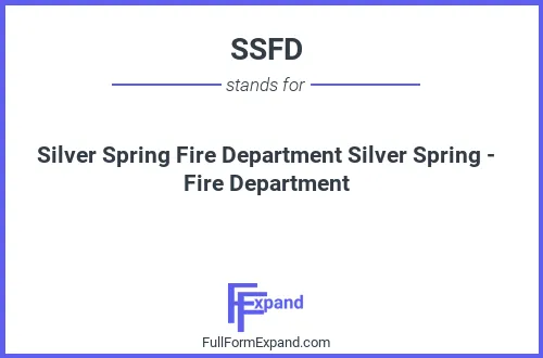 Full form of SSFD