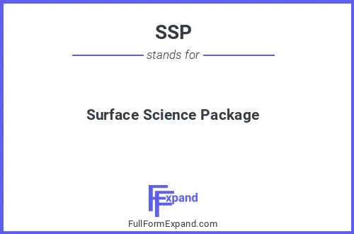 Full form of SSP