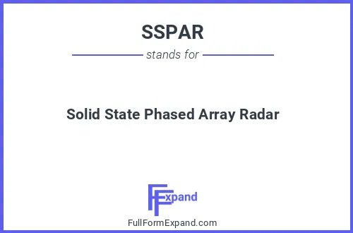 Full form of SSPAR
