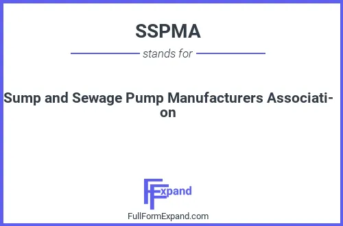 Full form of SSPMA