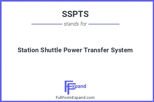 Full form of SSPTS