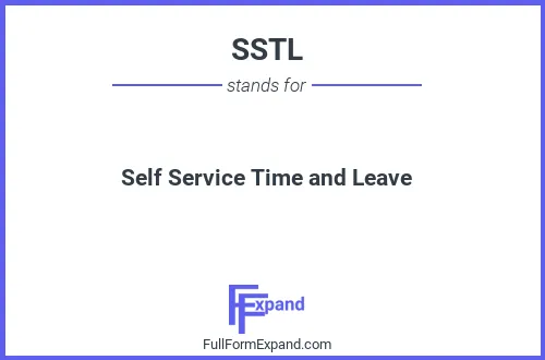 Full form of SSTL