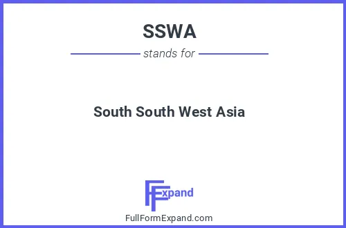 Full form of SSWA