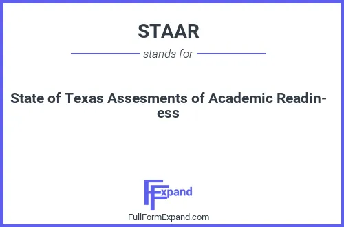 Full form of STAAR
