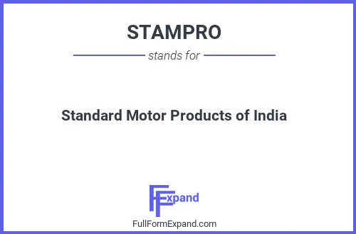 Full form of STAMPRO