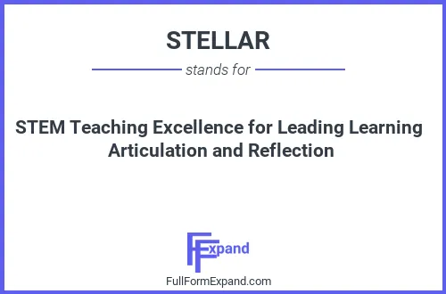 Full form of STELLAR