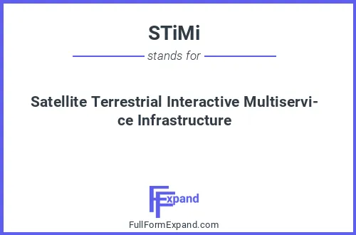 Full form of STiMi