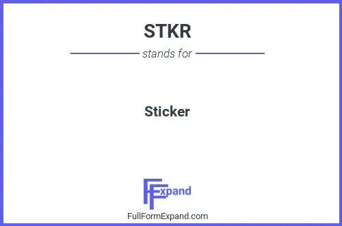 Full form of STKR