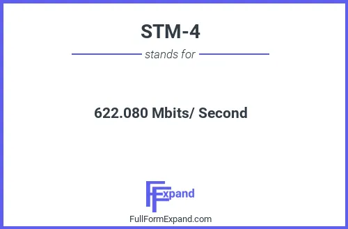 Full form of STM-4