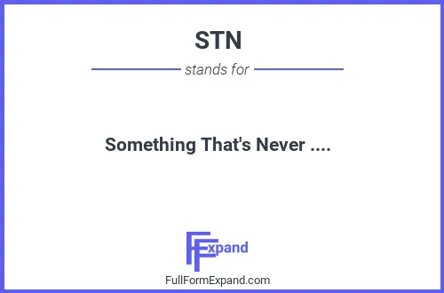 Full form of STN