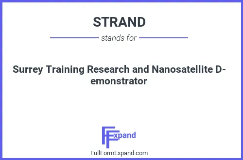 Full form of STRAND
