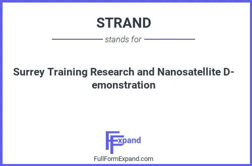 Full form of STRAND
