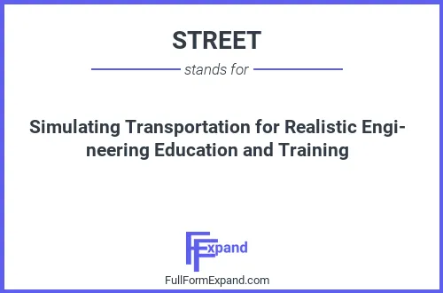 Full form of STREET