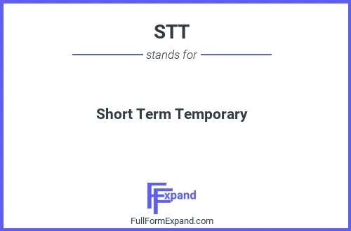 Full form of STT