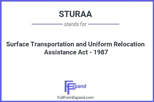 Full form of STURAA