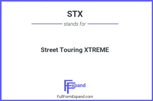 Full form of STX